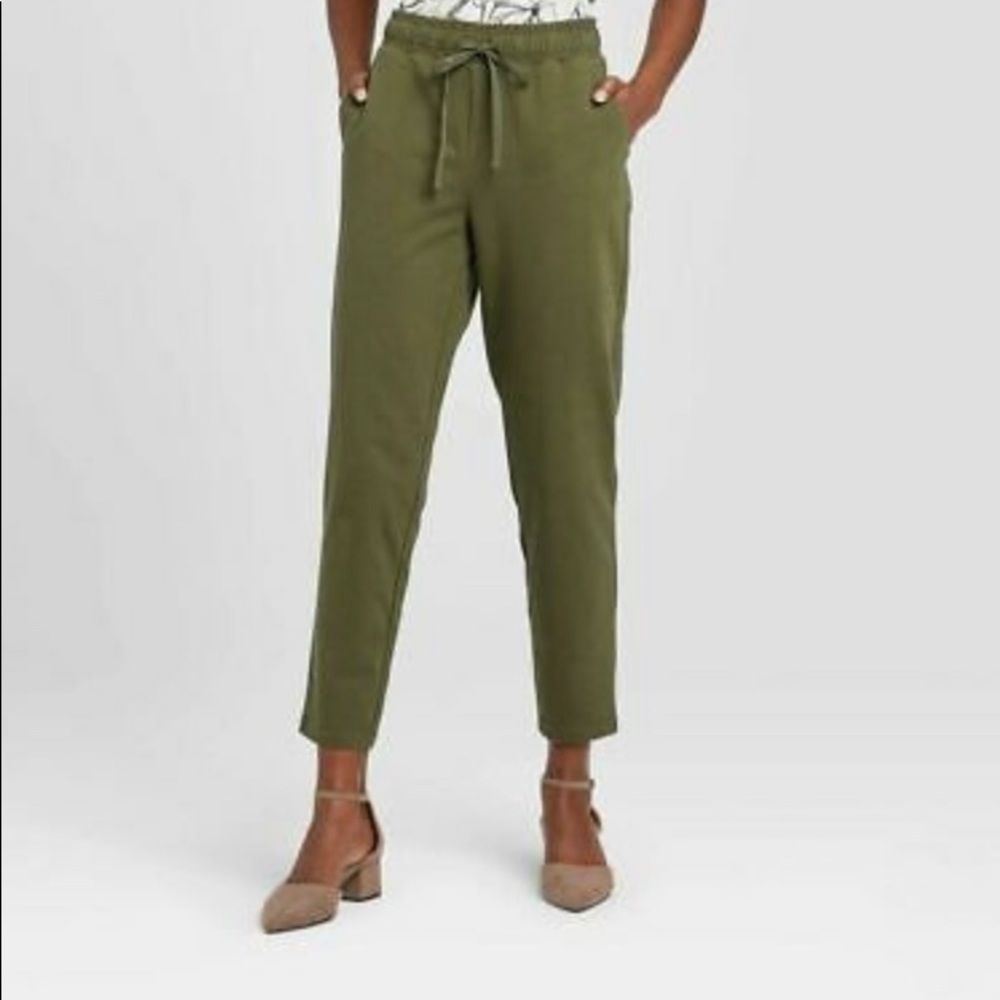 S Mid-Rise Ankle Length Jogger Pants